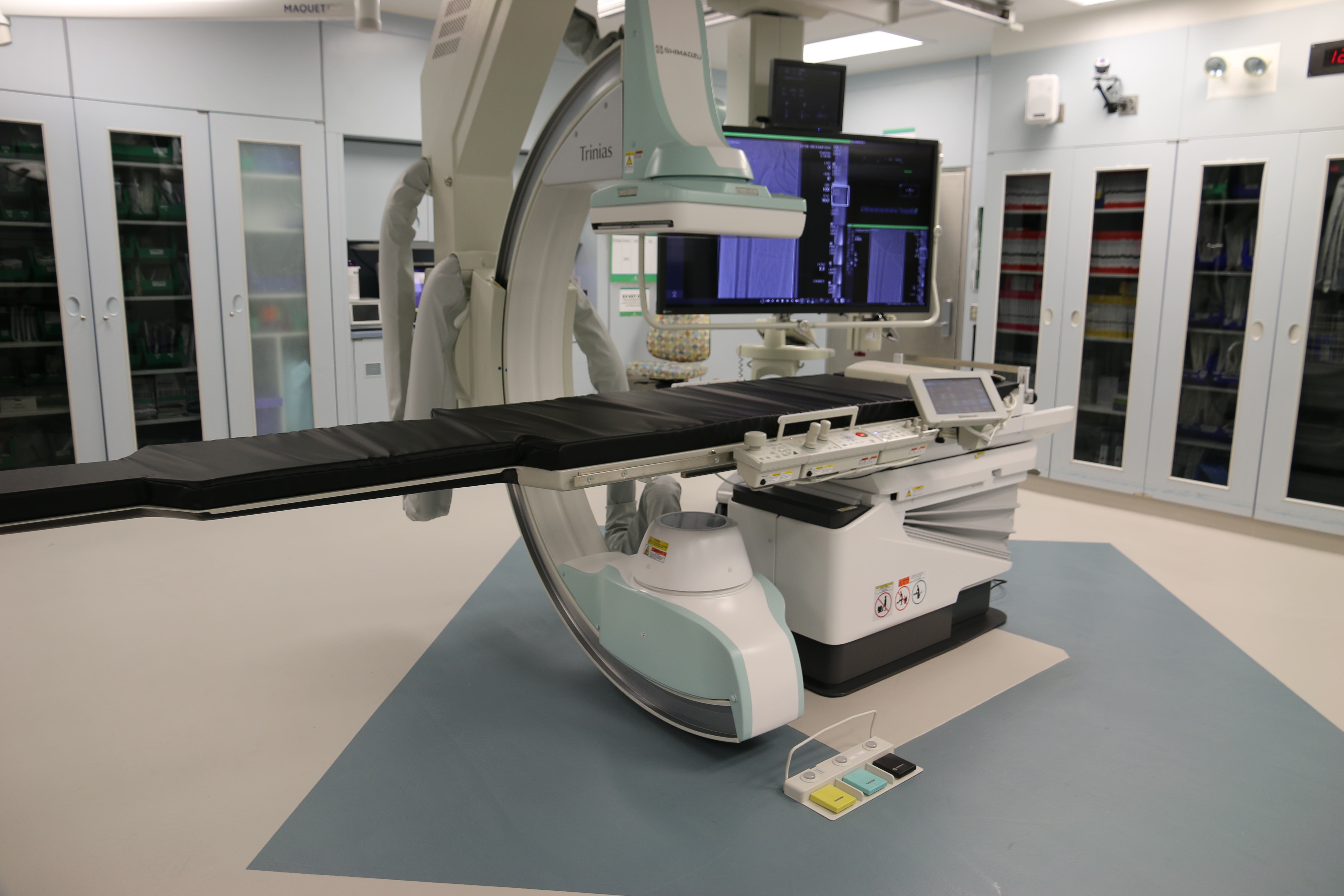 Shimadzu Medical Systems USA and CMS Imaging announce the first ceiling mounted 16” Trinias installation in a hybrid surgical suite in the U.S.