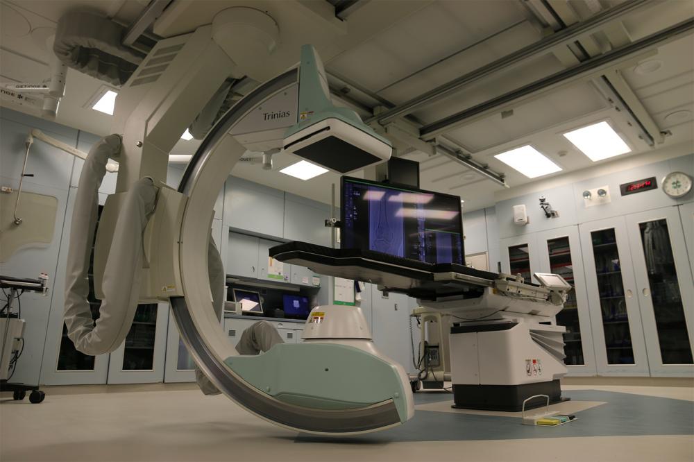 Shimadzu
                        Medical Systems USA and CMS Imaging announce the first ceiling mounted 16” Trinias
                        installation in a hybrid surgical suite in the U.S.